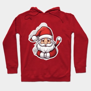 Christmas 2024 Santa Claus Design Hoodie